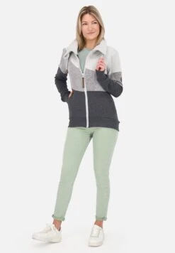 VALERAAK B - Sweatjacke - Moonless Melange 7 VALERAAK B - Sweatjacke - Moonless Melange -Alife & Kickin a686e52d1a504e99a455431ef93e0eeb