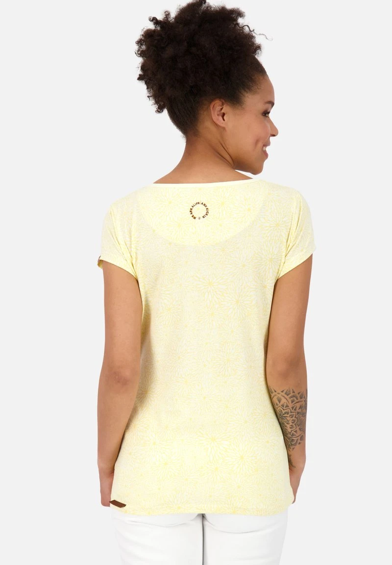 JULIAAK B - T-Shirt Print - Butter Melange 3 JULIAAK B - T-Shirt Print - Butter Melange – Bild 3