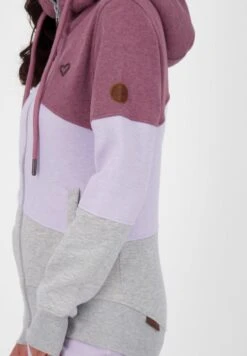 STEFFIAK - Sweatjacke - Mulberry Melange -Alife & Kickin ac060187824e472ca4739cc41b6594a9