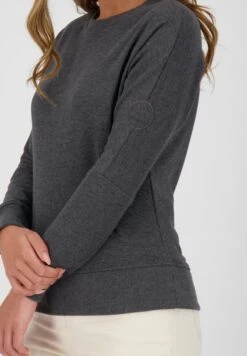 DALA - Sweatshirt - Moonless Melange -Alife & Kickin ae97214abbcf43398d0fac1669feec99