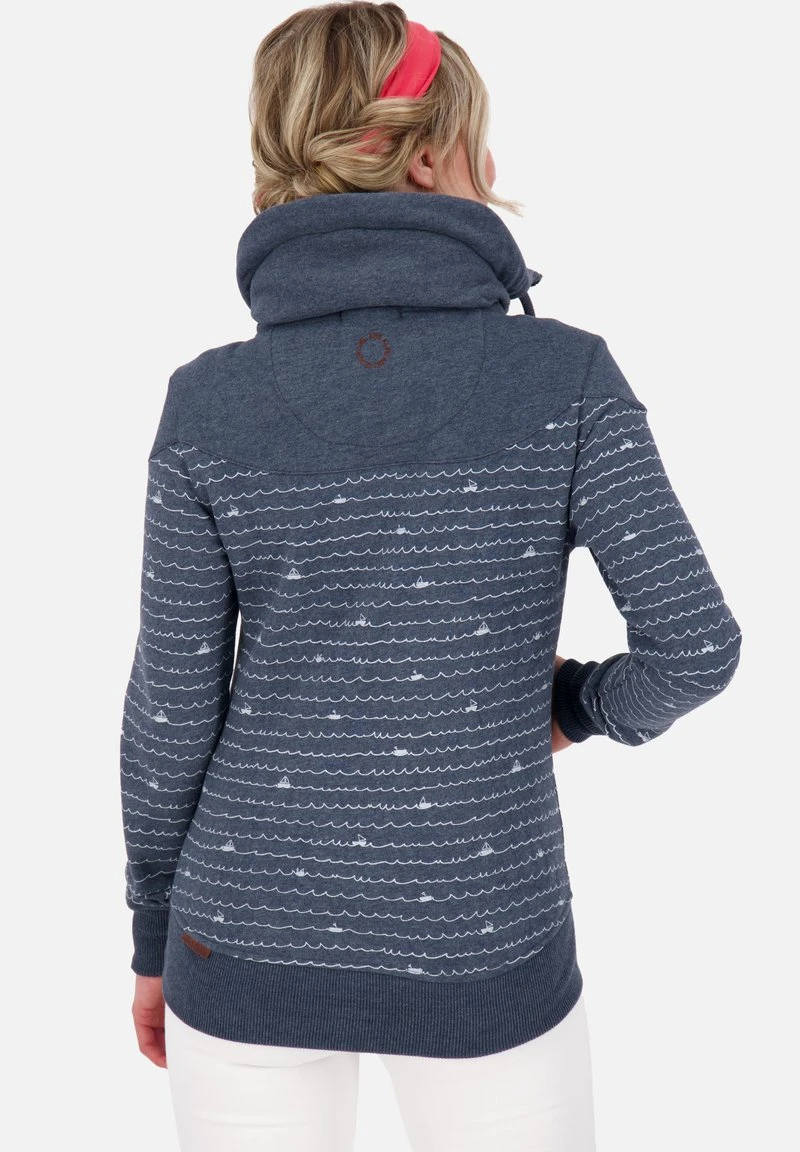 VALENAAK B - Sweatjacke - Marine Melange 3 VALENAAK B - Sweatjacke - Marine Melange – Bild 3