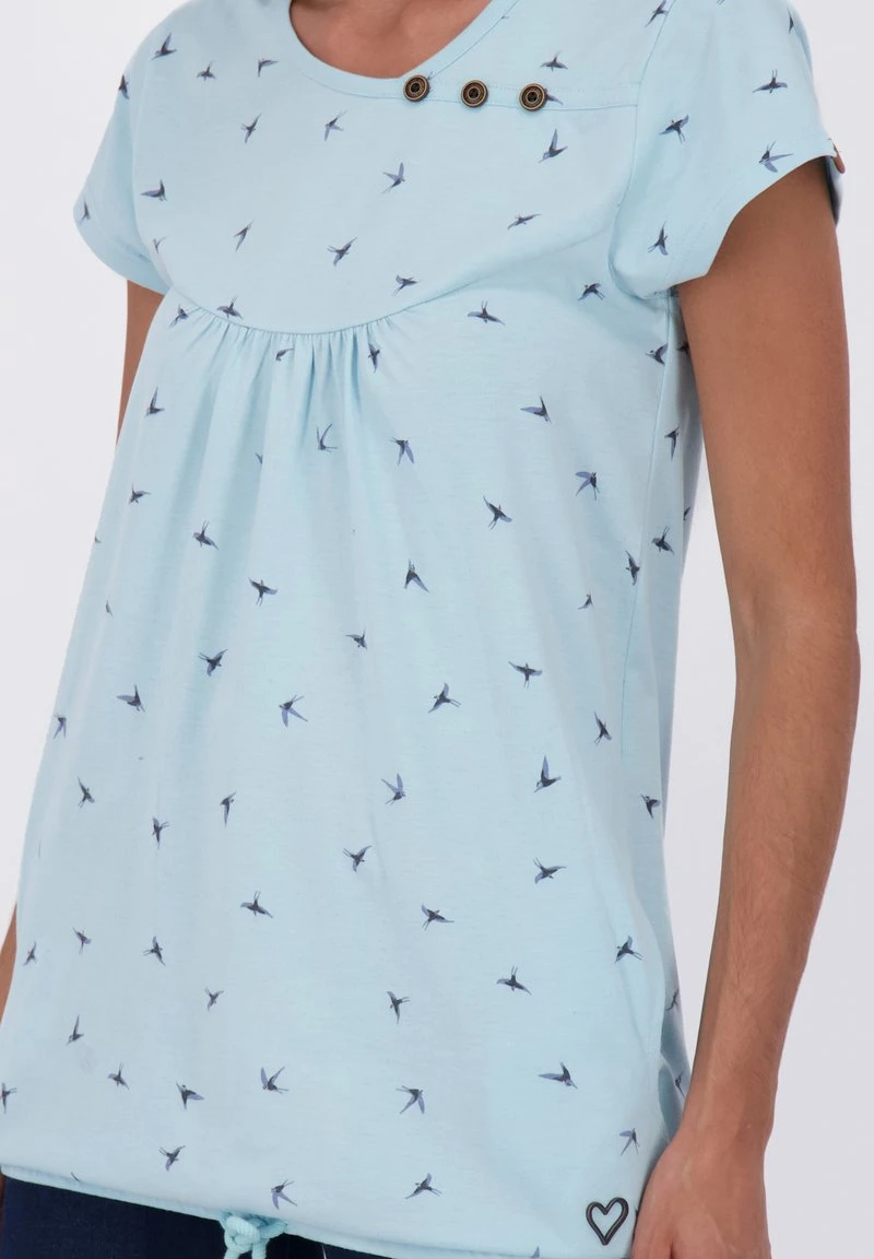 SUMMERAK - T-Shirt Print - Ice Melange 4 SUMMERAK - T-Shirt Print - Ice Melange – Bild 4