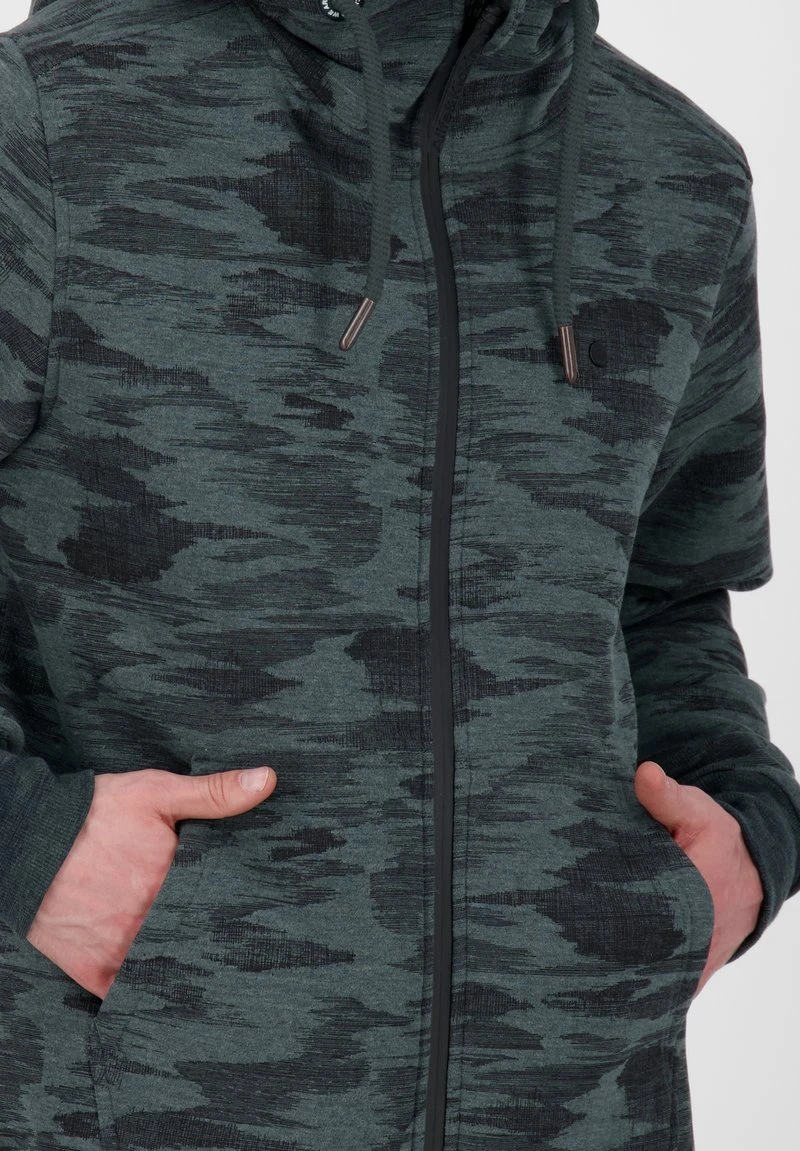 TRASHERAK B TITEL - Sweatjacke - Dark Forest Melange 4 TRASHERAK B TITEL - Sweatjacke - Dark Forest Melange – Bild 4