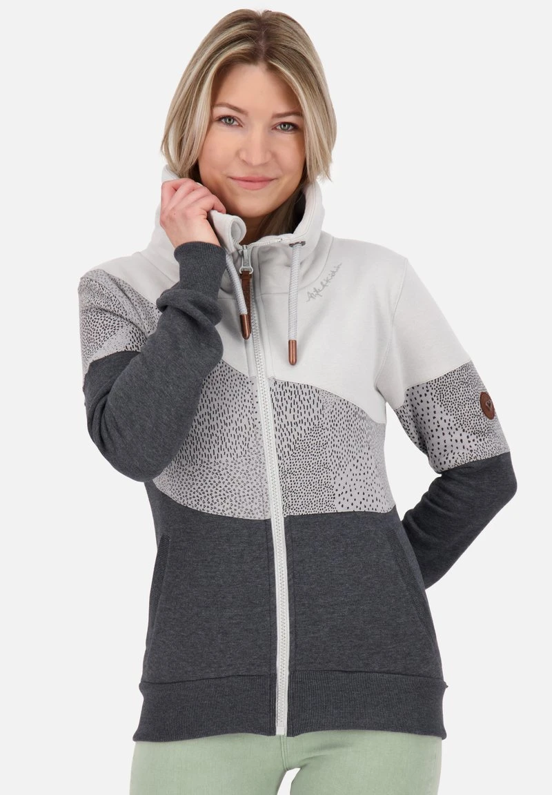 VALERAAK B - Sweatjacke - Moonless Melange 1 VALERAAK B - Sweatjacke - Moonless Melange