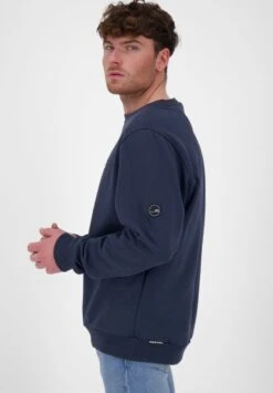 VINCENT A CREWNECK - Sweatshirt - Marine 9 VINCENT A CREWNECK - Sweatshirt - Marine -Alife & Kickin b889b77534fa4264ba4cce373c220767