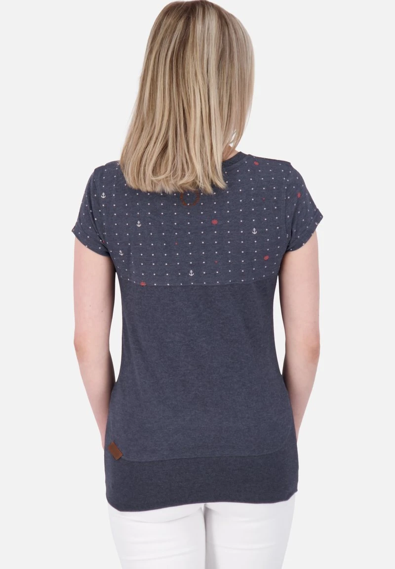 CORAAK B - T-Shirt Print - Marine Melange 3 CORAAK B - T-Shirt Print - Marine Melange – Bild 3