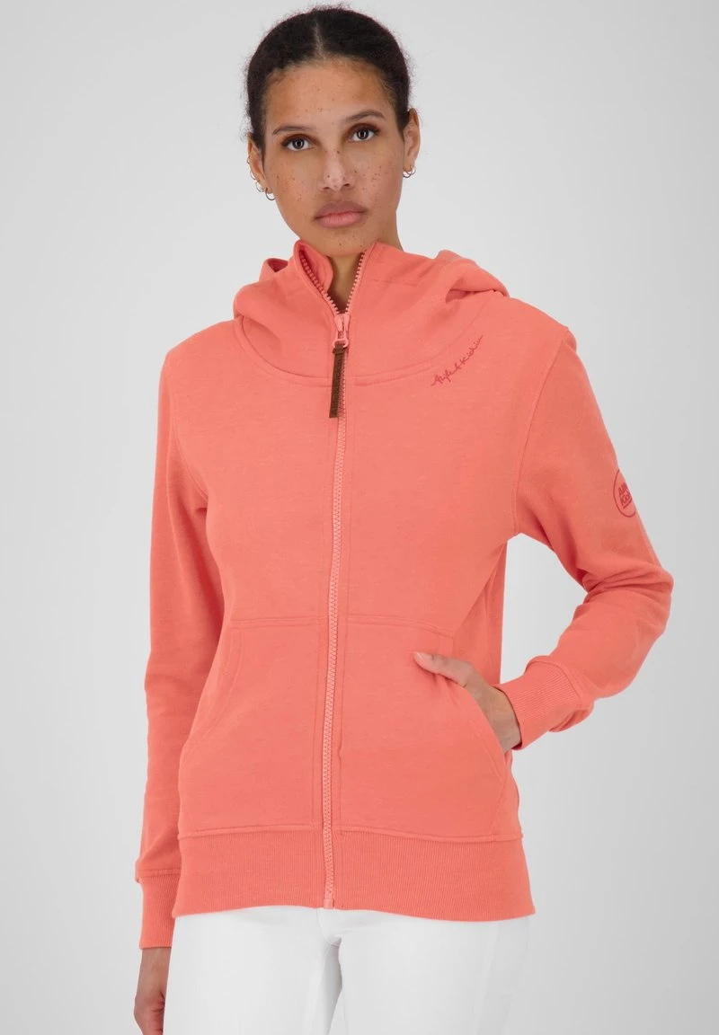 YASMINAAK A - Sweatjacke - Salmon Melange 1 YASMINAAK A - Sweatjacke - Salmon Melange