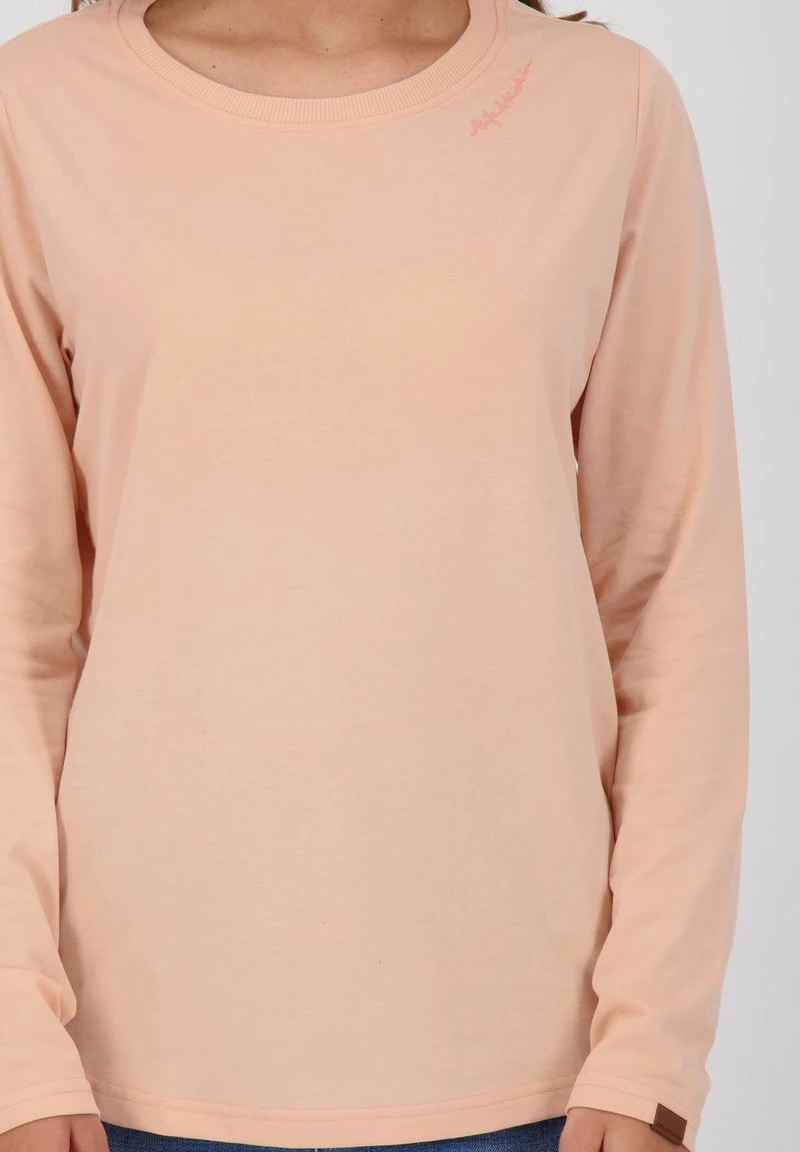 LEANA - Langarmshirt - Apricot Melange 4 LEANA - Langarmshirt - Apricot Melange – Bild 4