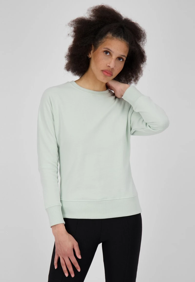 DALA - Sweatshirt - Teal Melange 1 DALA - Sweatshirt - Teal Melange