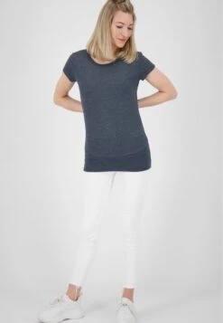 KIKOAK A - T-Shirt Basic - Marine Melange 7 KIKOAK A - T-Shirt Basic - Marine Melange -Alife & Kickin bb418a78155c4931978f5ea7e853fa21