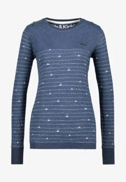 LEONIEAK B LONGSLEEVE - Langarmshirt - Marine Melange -Alife & Kickin bbba8fa24b484d90952b9cc88e514f64