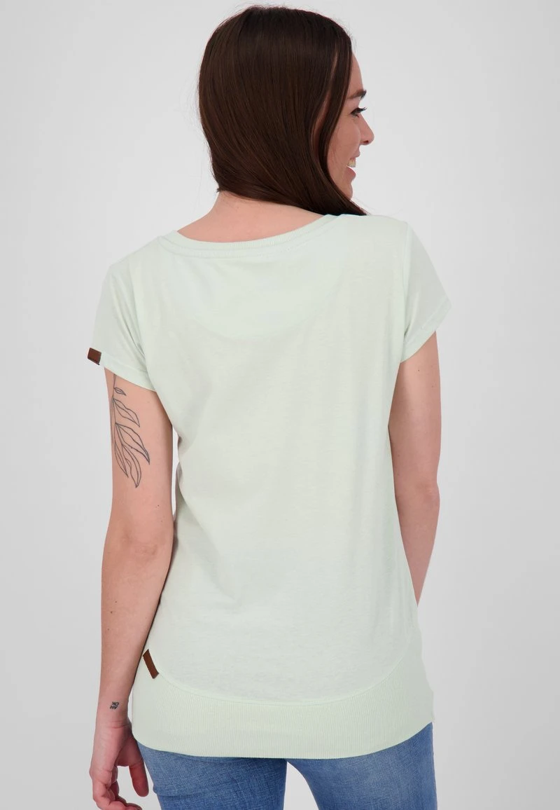 KIKOAK A - T-Shirt Basic - Teal Melange 3 KIKOAK A - T-Shirt Basic - Teal Melange – Bild 3