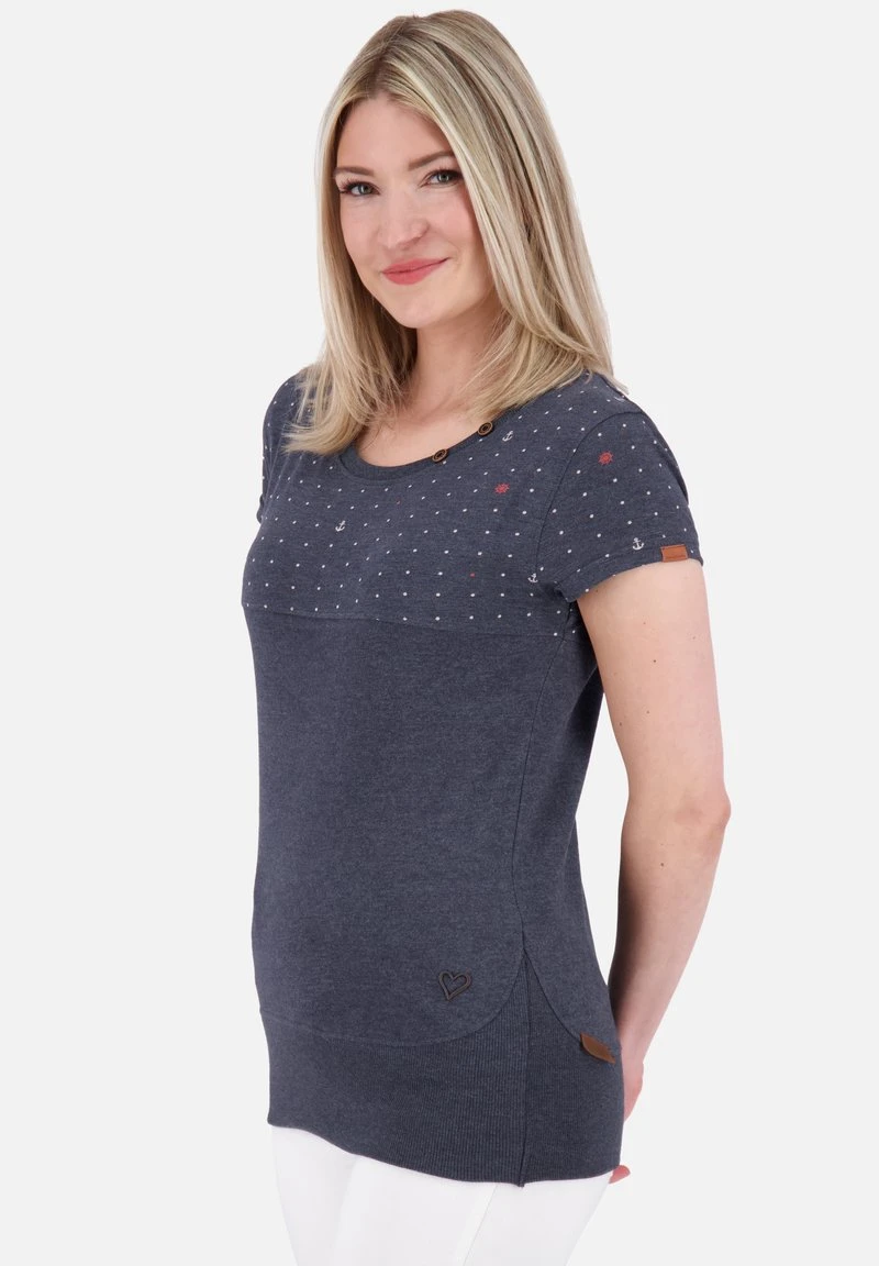 CORAAK B - T-Shirt Print - Marine Melange 4 CORAAK B - T-Shirt Print - Marine Melange – Bild 4