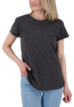 MINNYAK - T-Shirt Basic - Moonless Melange -Alife & Kickin c41cce8e07ee4b168dc08fce40023fb8