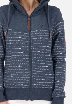 VALENAAK B - Sweatjacke - Marine Melange 10 VALENAAK B - Sweatjacke - Marine Melange -Alife & Kickin c42f40af22ea4137bf693621ff52e073