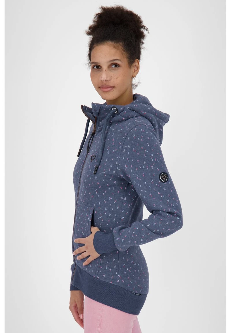 YASMIN - Sweatjacke - Nightblue Melange 5 YASMIN - Sweatjacke - Nightblue Melange – Bild 5