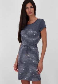 CLARINAAK SOMMER - Jerseykleid - Marine Melange