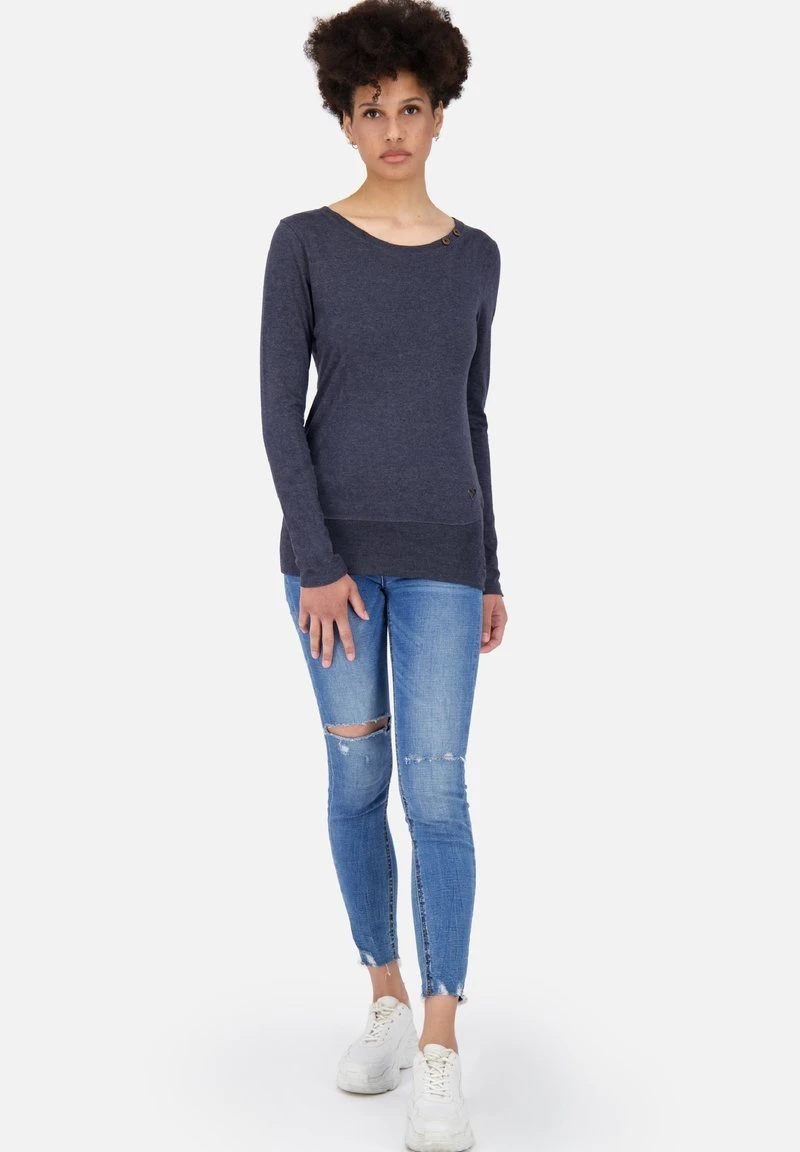 CONNYAK - Langarmshirt - Marine Melange 2 CONNYAK - Langarmshirt - Marine Melange – Bild 2