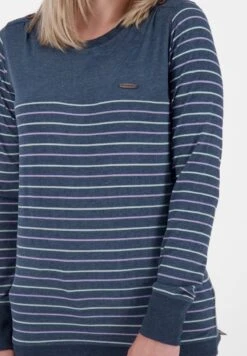 LEONIEAK Z LONGSLEEVE - Langarmshirt - Marine 10 LEONIEAK Z LONGSLEEVE - Langarmshirt - Marine -Alife & Kickin c5e7604b0b304332bb78bb1ade692356