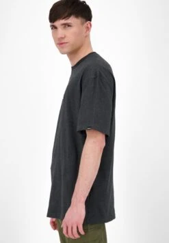 KURZARM - T-Shirt Basic - Moonless Melange 9 KURZARM - T-Shirt Basic - Moonless Melange -Alife & Kickin cd1eae2a794c4051b35edcd09003a50c