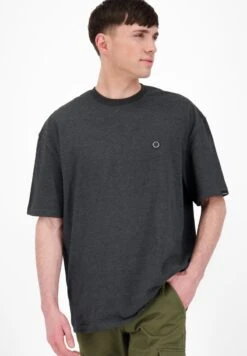 KURZARM - T-Shirt Basic - Moonless Melange
