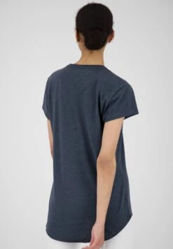 MINNYAK - T-Shirt Basic - Marine Melange 8 MINNYAK - T-Shirt Basic - Marine Melange -Alife & Kickin d02533cb55174cdcbd579ea0cf294961