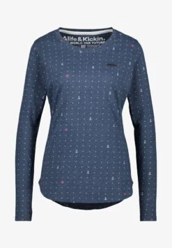 LEAAK B LONGSLEEVE - Langarmshirt - Marine Melange 11 LEAAK B LONGSLEEVE - Langarmshirt - Marine Melange -Alife & Kickin d0eb656507274d3a87aaa7b57e80023e