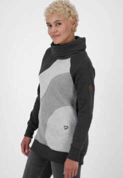 BEA - Sweatshirt - Moonless Melange -Alife & Kickin d157875e4f884ff982fcacbdb75212ab