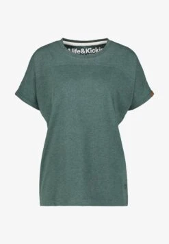 DINIAK A - T-Shirt Basic - Dark Forest Melange -Alife & Kickin d2fa66213279475cb1e7fc0ce9388ba8