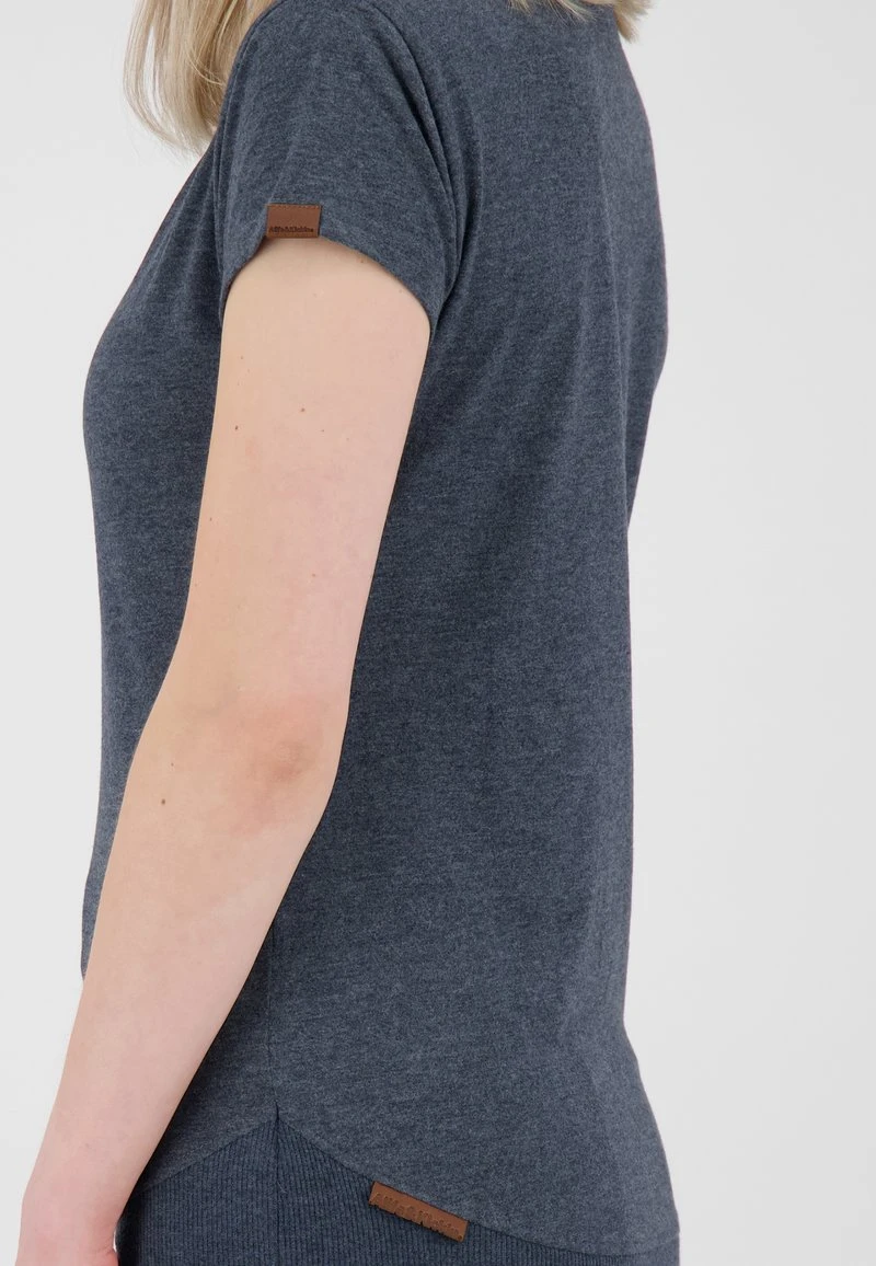 KIKOAK A - T-Shirt Basic - Marine Melange 4 KIKOAK A - T-Shirt Basic - Marine Melange – Bild 4