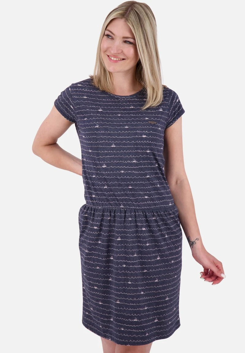 SHANNAAK - Jerseykleid - Marine Melange 1 SHANNAAK - Jerseykleid - Marine Melange