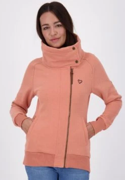 MERTEAK - Sweatjacke - Mahagonium Melange