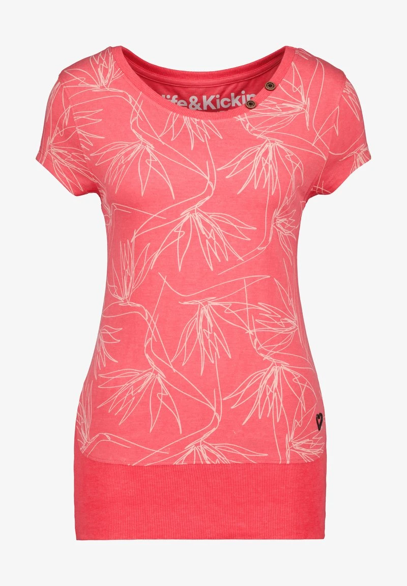COCOAK B - T-Shirt Print - Coral Melange 6 COCOAK B - T-Shirt Print - Coral Melange – Bild 6