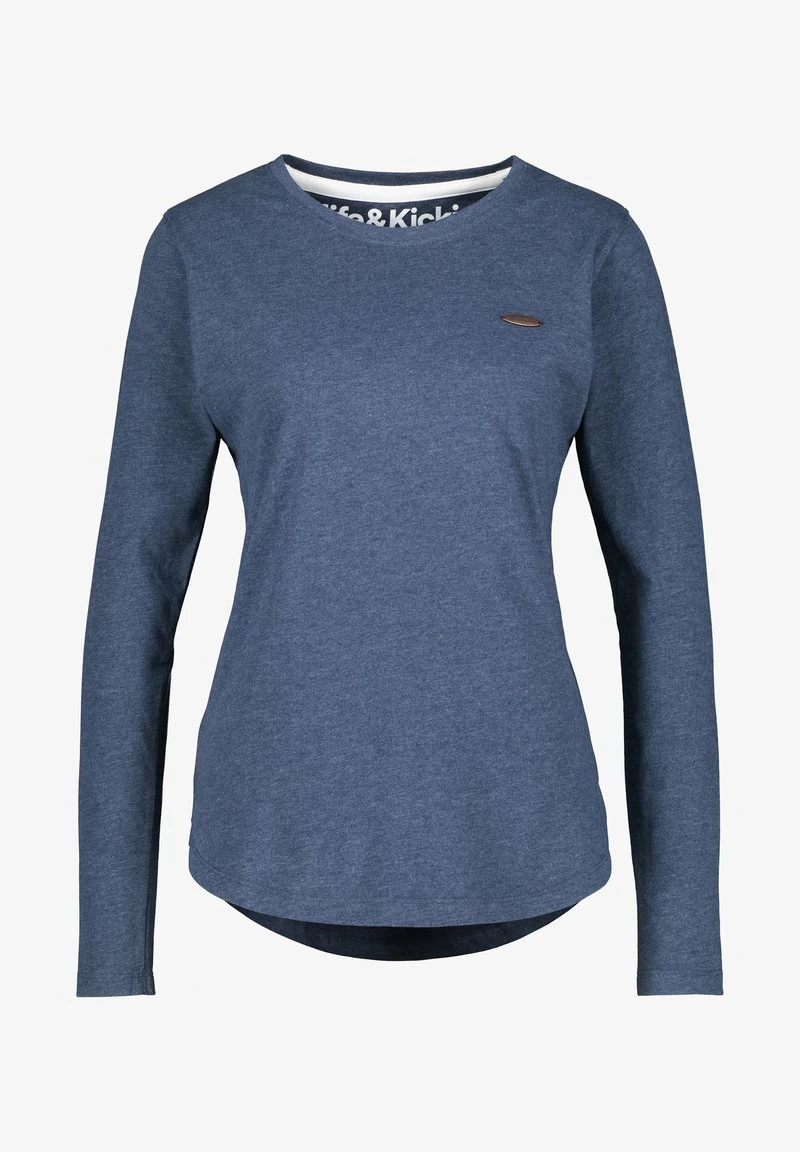 LEAAK A - Langarmshirt - Marine Melange 6 LEAAK A - Langarmshirt - Marine Melange – Bild 6