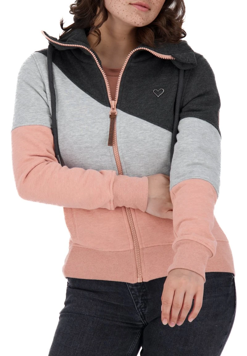 STEFFIAK - Sweatjacke - Mahagonium Melange 6 STEFFIAK - Sweatjacke - Mahagonium Melange – Bild 6