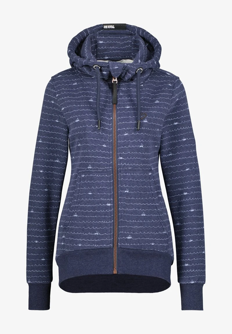 YASMIN - Sweatjacke - Marine Melange 6 YASMIN - Sweatjacke - Marine Melange – Bild 6