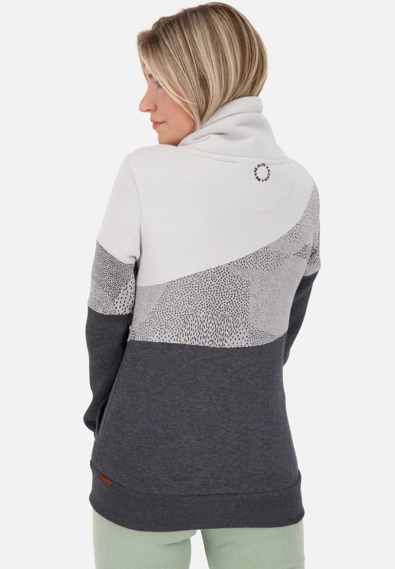 VALERAAK B - Sweatjacke - Moonless Melange 3 VALERAAK B - Sweatjacke - Moonless Melange – Bild 3