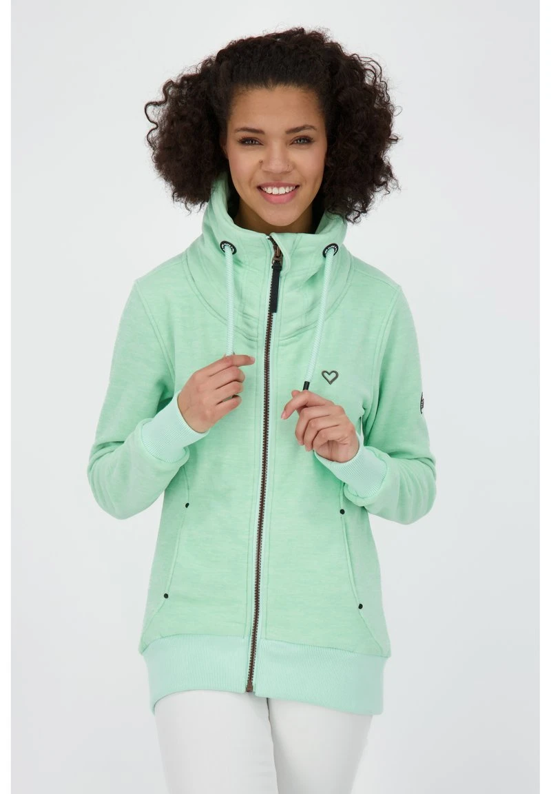 VIVIANAK F - Sweatjacke - Mint Melange 1 VIVIANAK F - Sweatjacke - Mint Melange