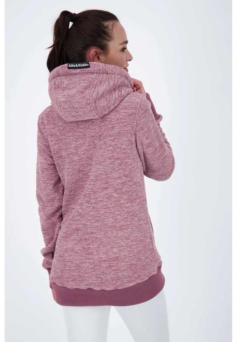 YASMINAK F - Sweatjacke - Mulberry Melange 3 YASMINAK F - Sweatjacke - Mulberry Melange – Bild 3