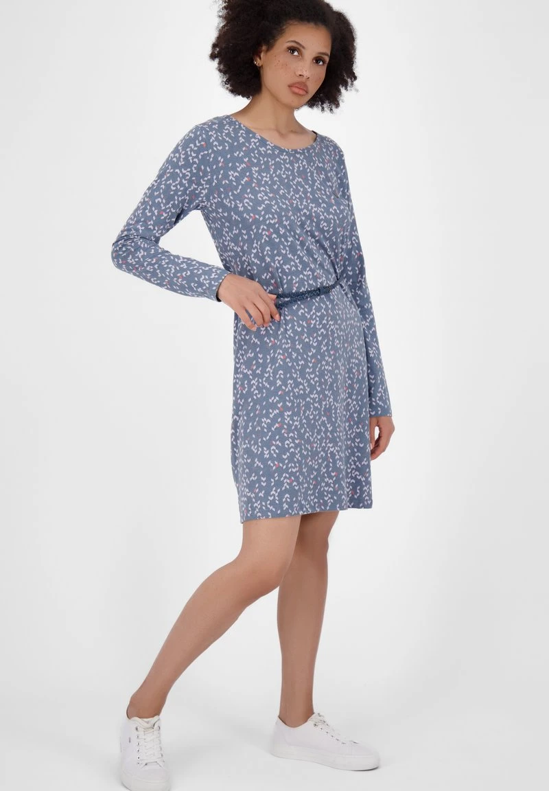 ELLINAK B LONGSLEEVE - Etuikleid - Nightblue Melange 2 ELLINAK B LONGSLEEVE - Etuikleid - Nightblue Melange – Bild 2