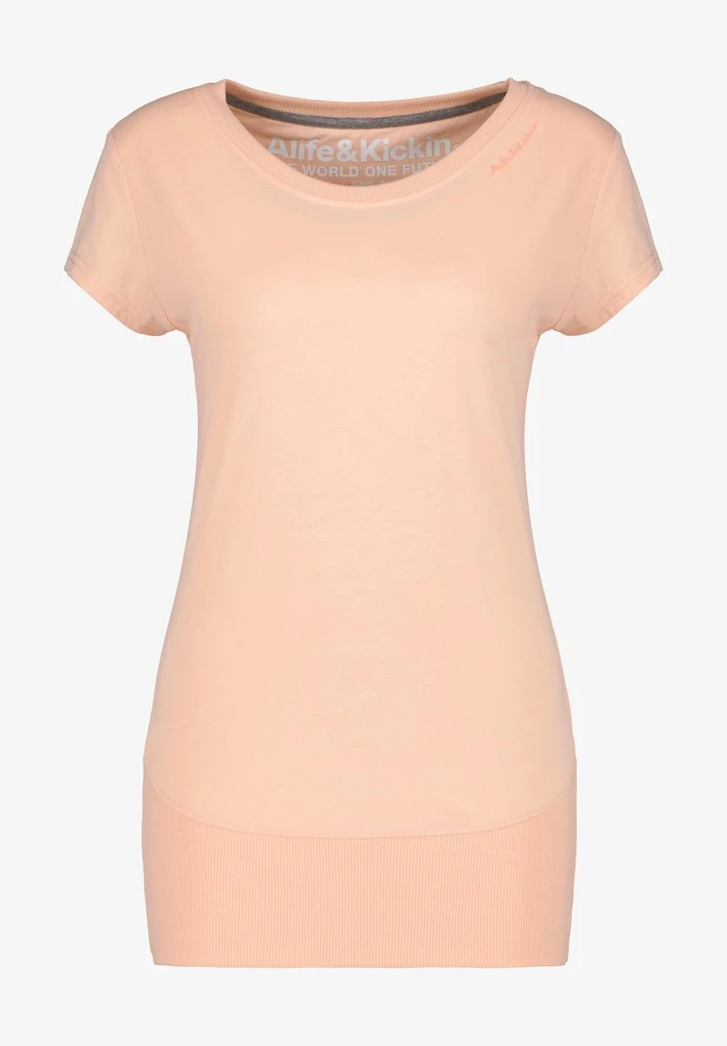 KIKOAK A - T-Shirt Basic - Apricot Melange 6 KIKOAK A - T-Shirt Basic - Apricot Melange – Bild 6