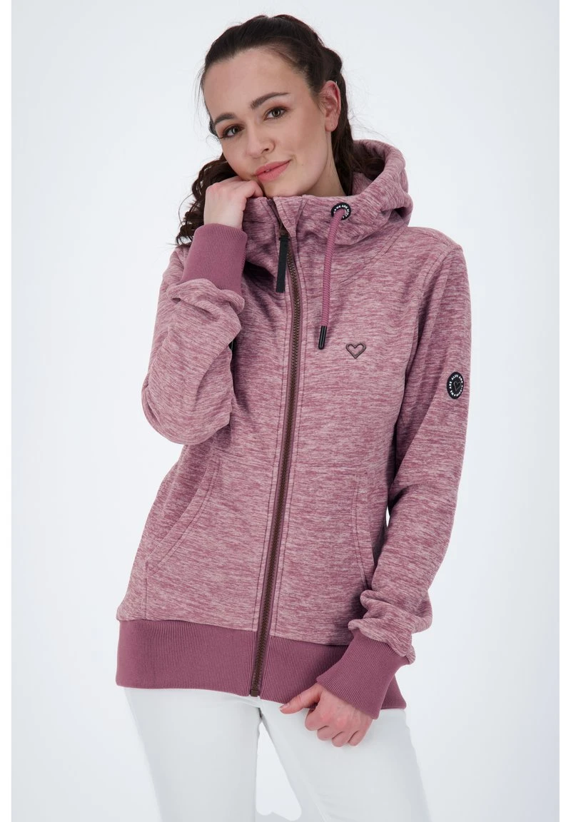 YASMINAK F - Sweatjacke - Mulberry Melange 1 YASMINAK F - Sweatjacke - Mulberry Melange