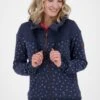 PALINAAK B - Sweatjacke - Marine Melange