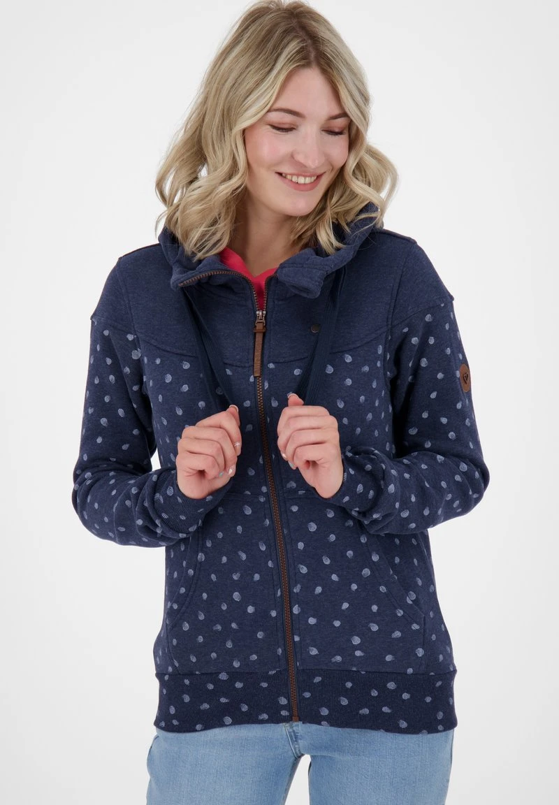 PALINAAK B - Sweatjacke - Marine Melange 1 PALINAAK B - Sweatjacke - Marine Melange