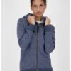 YASMIN - Sweatjacke - Nightblue Melange