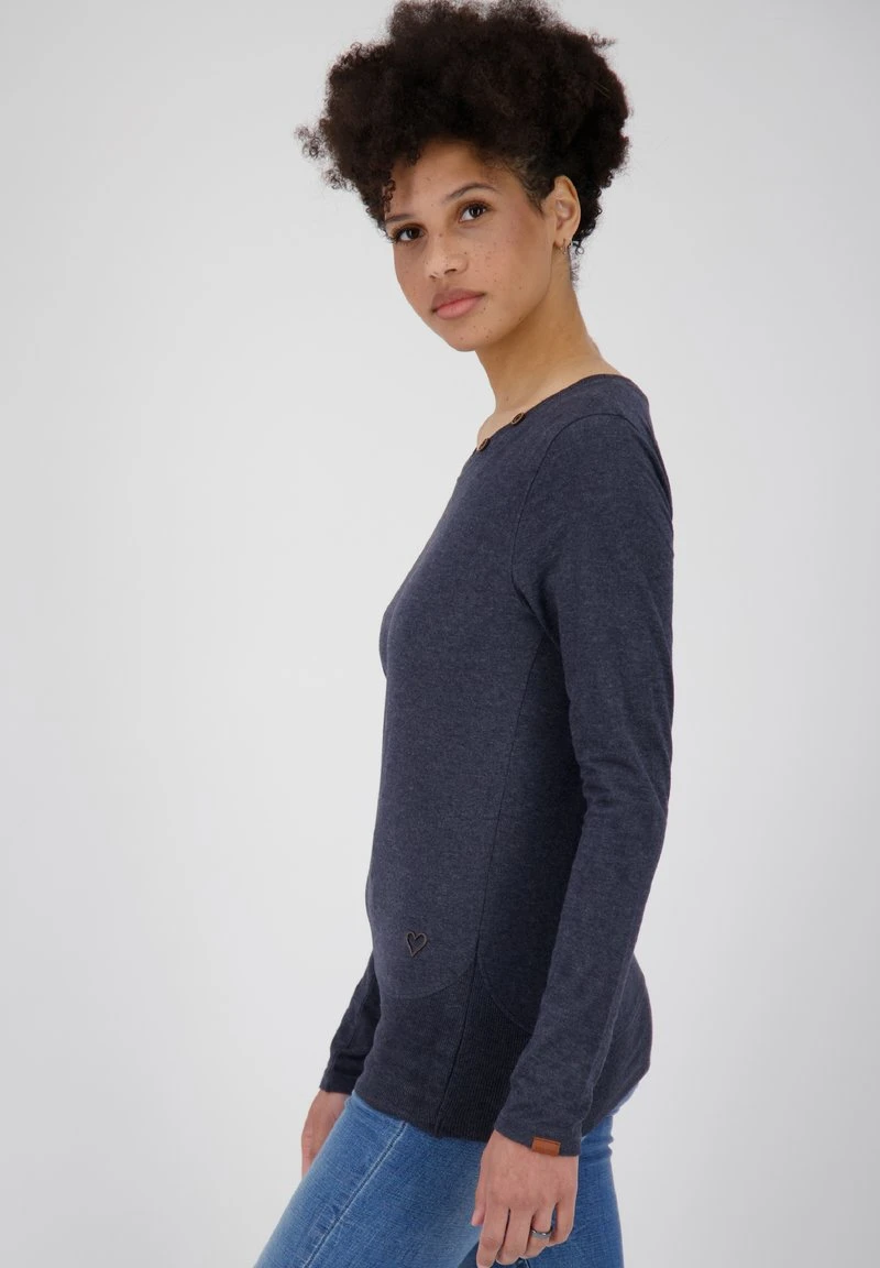 CONNYAK - Langarmshirt - Marine Melange 4 CONNYAK - Langarmshirt - Marine Melange – Bild 4