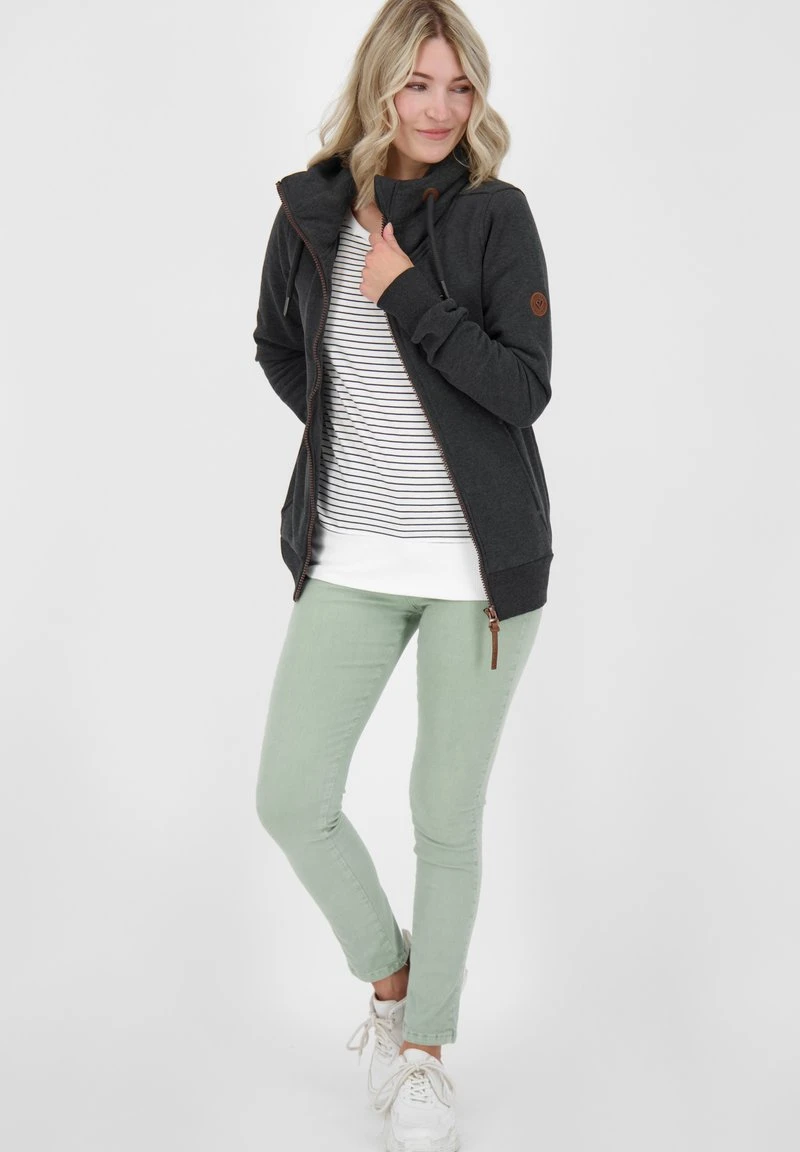 VIVIAN - Sweatjacke - Moonless Melange 2 VIVIAN - Sweatjacke - Moonless Melange – Bild 2