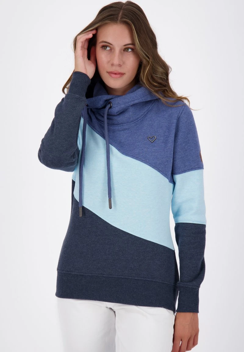 Kapuzenpullover - Marine Melange 1 Kapuzenpullover - Marine Melange