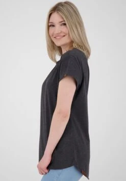 MINNYAK - T-Shirt Basic - Moonless Melange -Alife & Kickin ec5264d1d6f04e638da2cac9b32d37f7