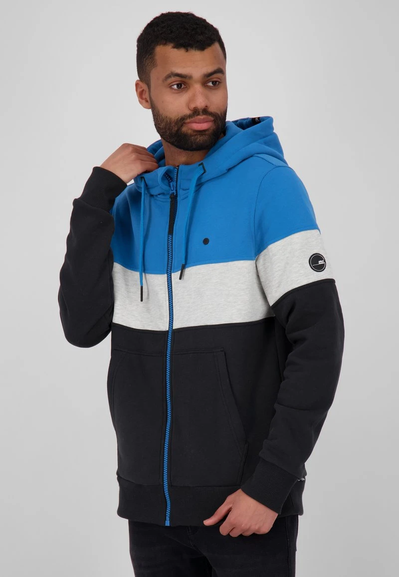 KINGSLEYAK - Sweatjacke - Indigo 1 KINGSLEYAK - Sweatjacke - Indigo